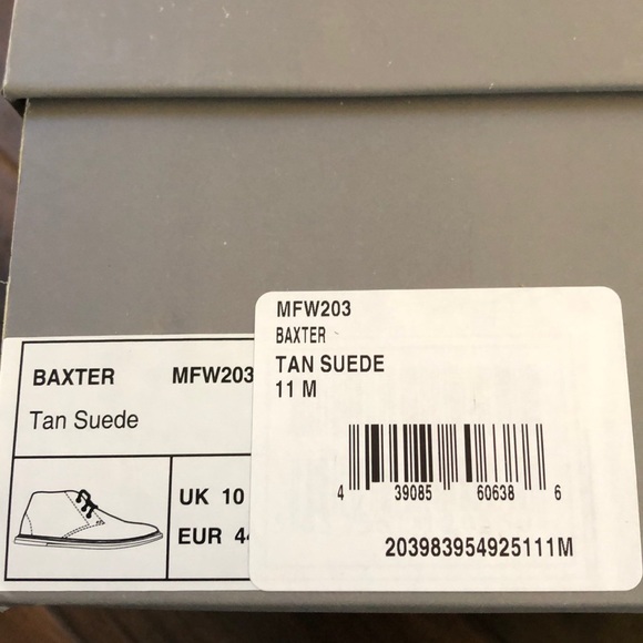 Frank Wright Baxter Chukka Suede Tan Boot size 11M - Picture 7 of 7